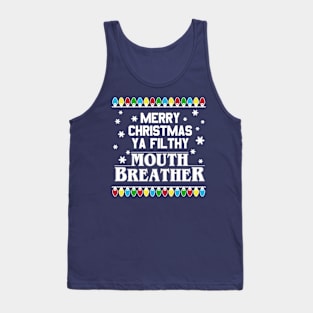 Merry Christmas Mouth Breather Tank Top